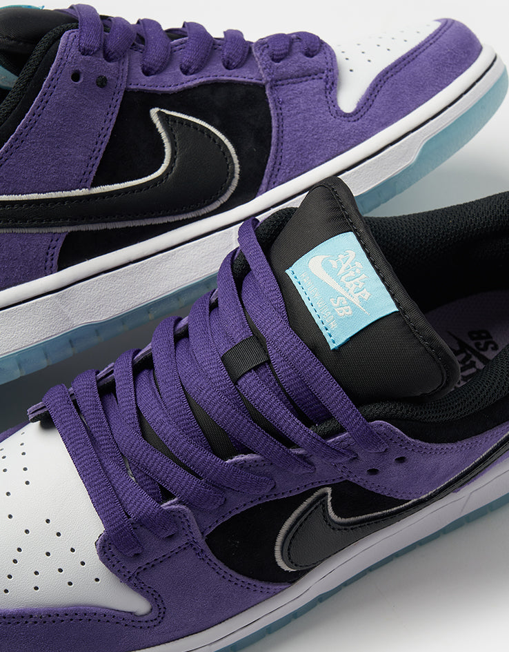 Nike SB 'Hayley' Dunk Low Pro Skate Shoes - Court Purple/Black-White-Lagoon Pulse