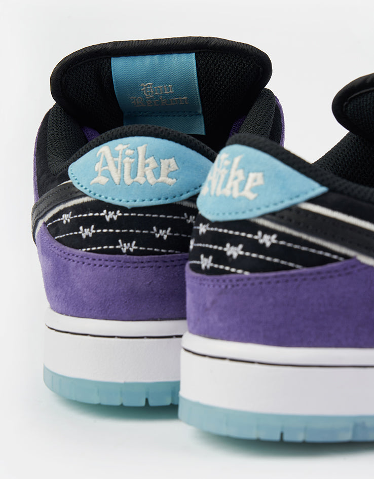 Nike SB 'Hayley' Dunk Low Pro Skate Shoes - Court Purple/Black-White-Lagoon Pulse