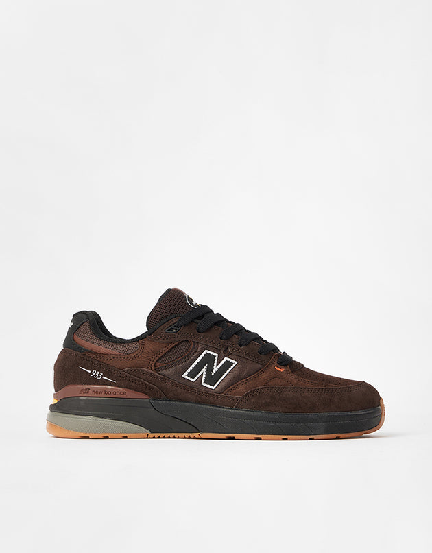 New Balance Numeric 933 Andrew Reynolds Skate Shoes - Brown/Black