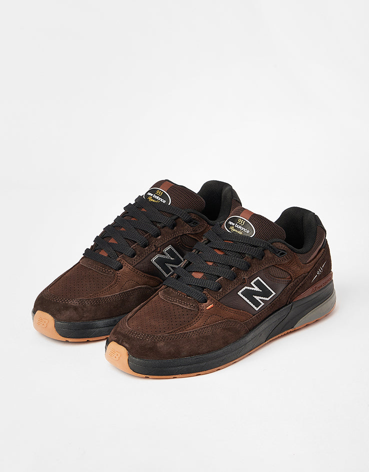 New Balance Numeric 933 Andrew Reynolds Skate Shoes - Brown/Black