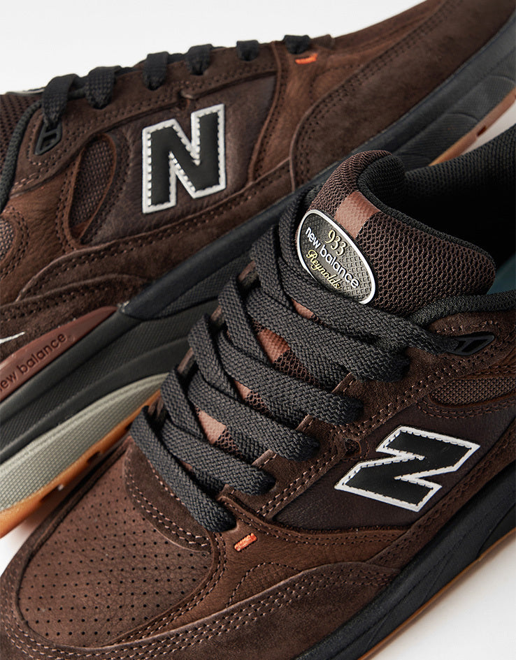 New Balance Numeric 933 Andrew Reynolds Skate Shoes - Brown/Black