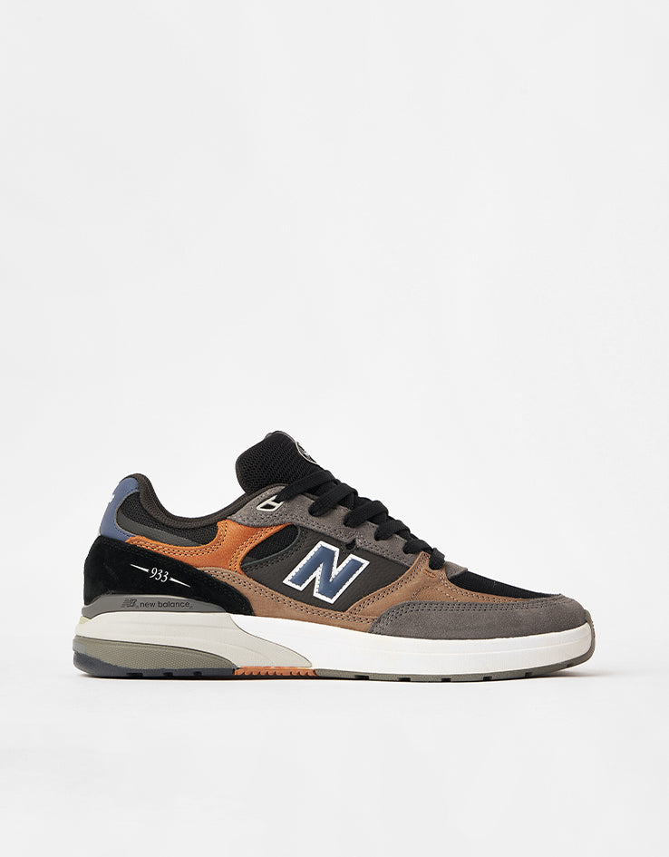 New Balance Numeric 933 Andrew Reynolds Skate Shoes - Tan/Grey