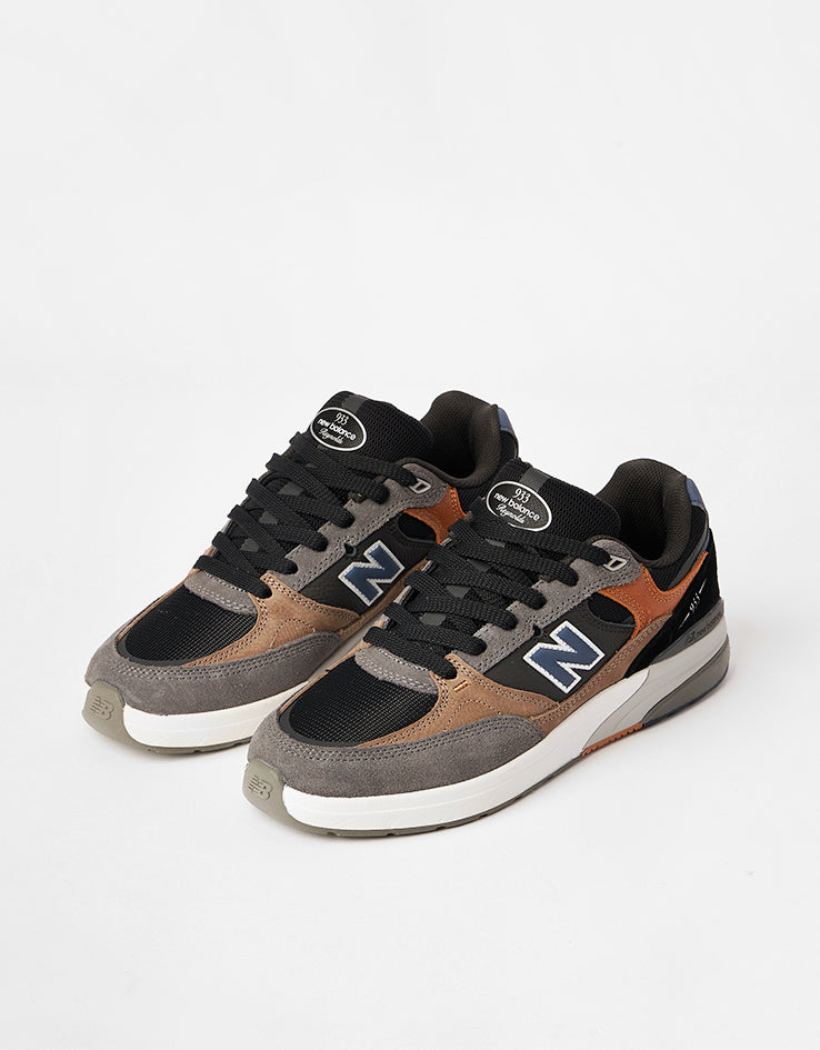 New Balance Numeric 933 Andrew Reynolds Skate Shoes - Tan/Grey
