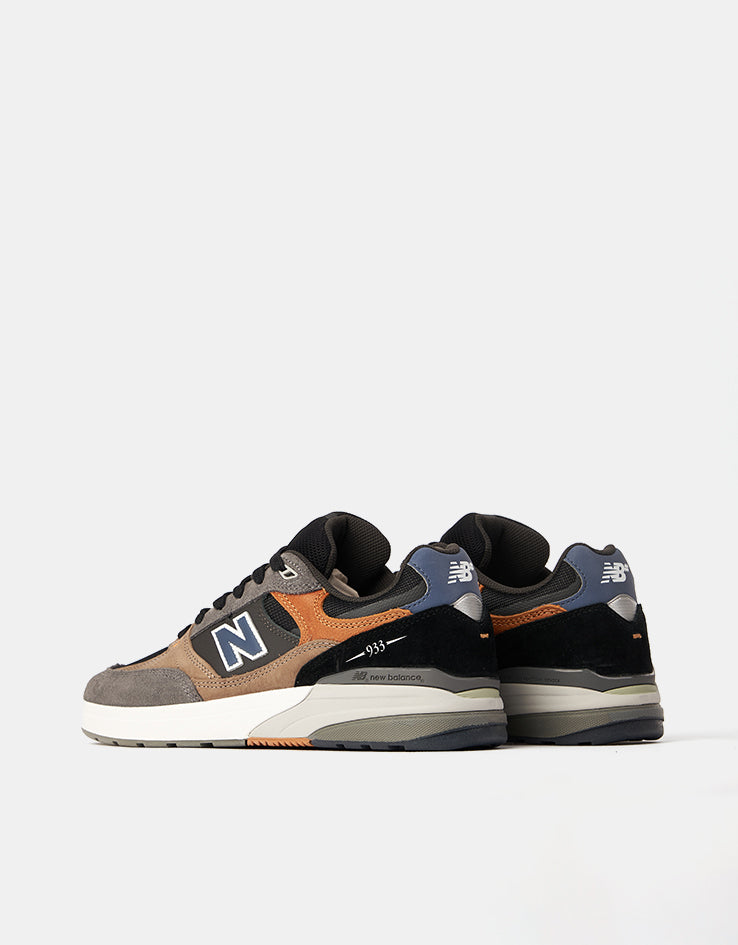 New Balance Numeric 933 Andrew Reynolds Skate Shoes - Tan/Grey