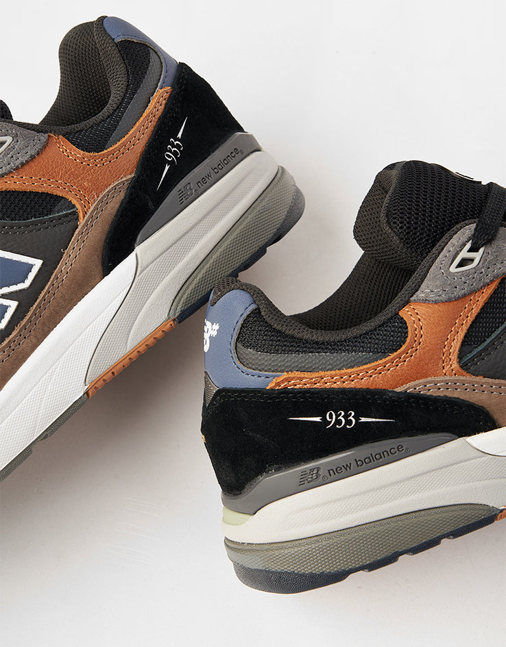 New Balance Numeric 933 Andrew Reynolds Skate Shoes - Tan/Grey