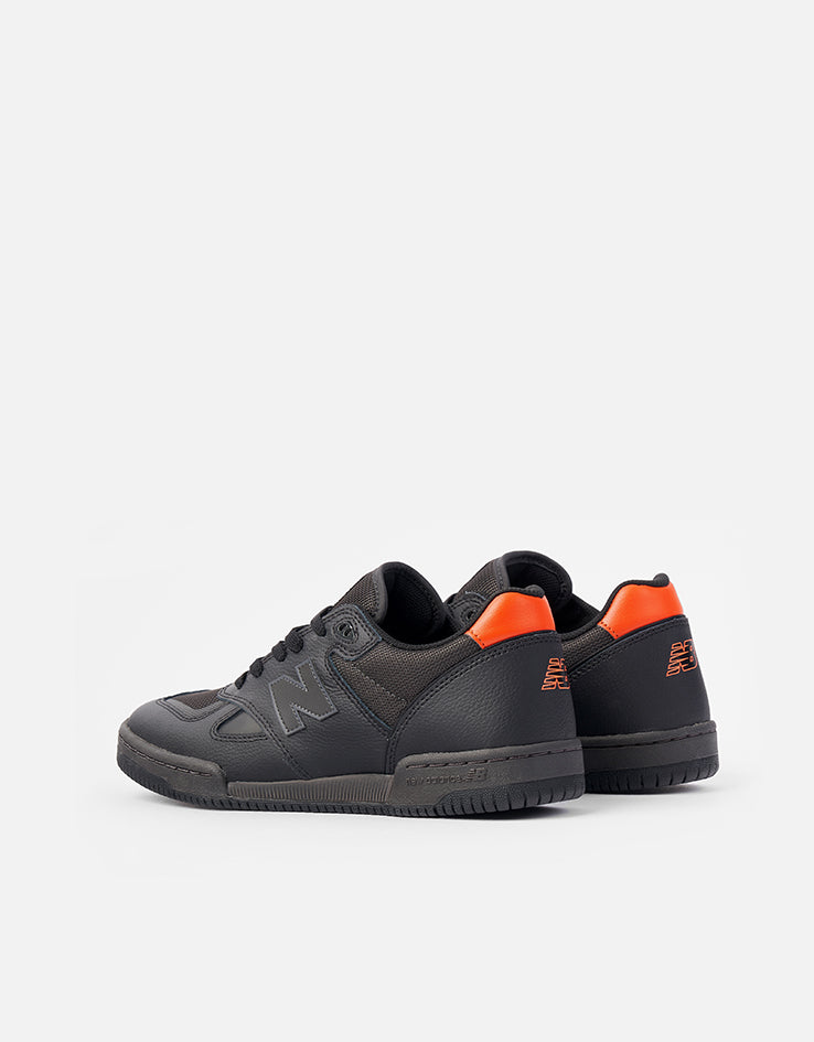 New Balance Numeric 600 Tom Knox Skate Shoes - Black/Orange