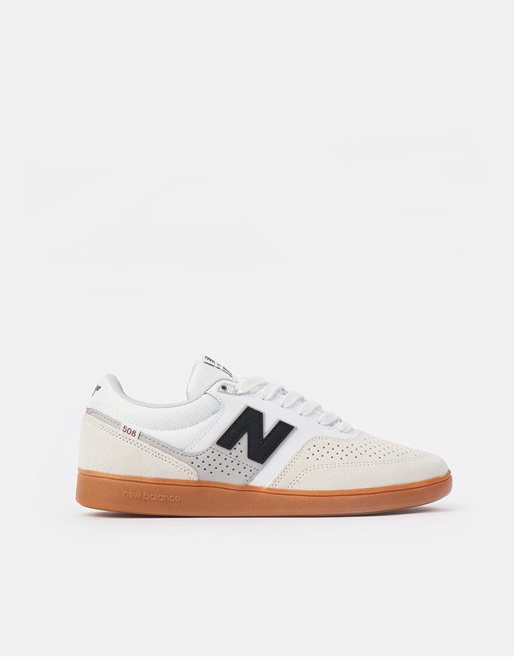 New Balance Numeric 508 Brandon Westgate Skate Shoes - White/Black/Gum