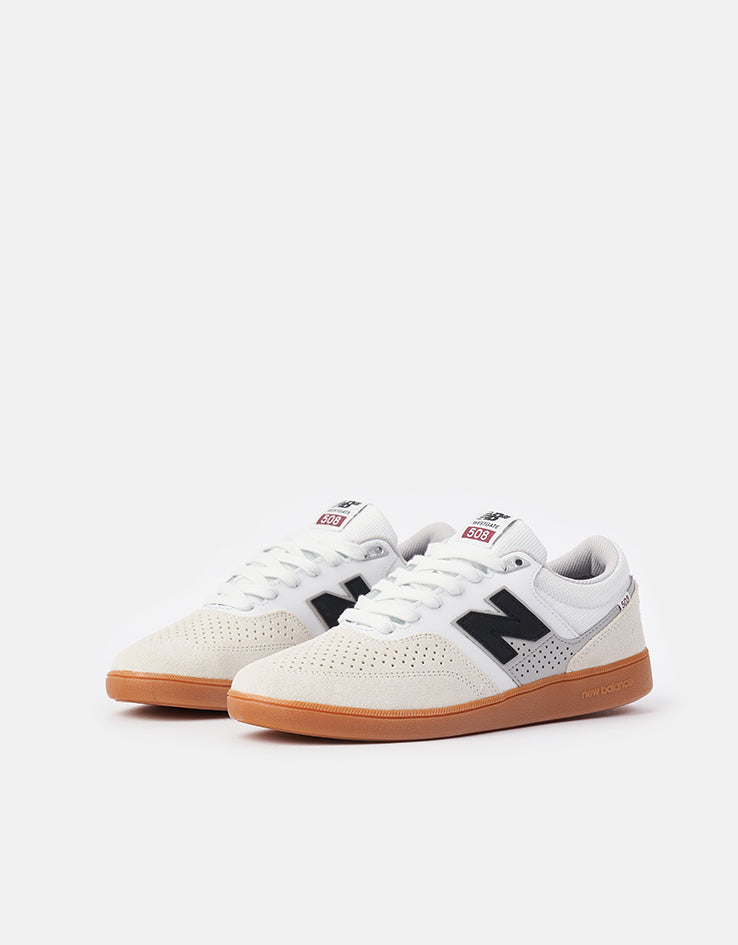 New Balance Numeric 508 Brandon Westgate Skate Shoes - White/Black/Gum