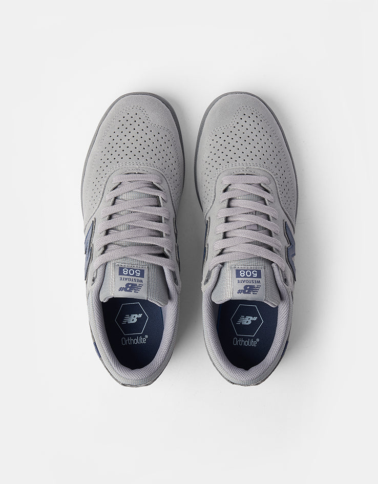 New Balance Numeric 508 Brandon Westgate Skate Shoes - Grey/Navy