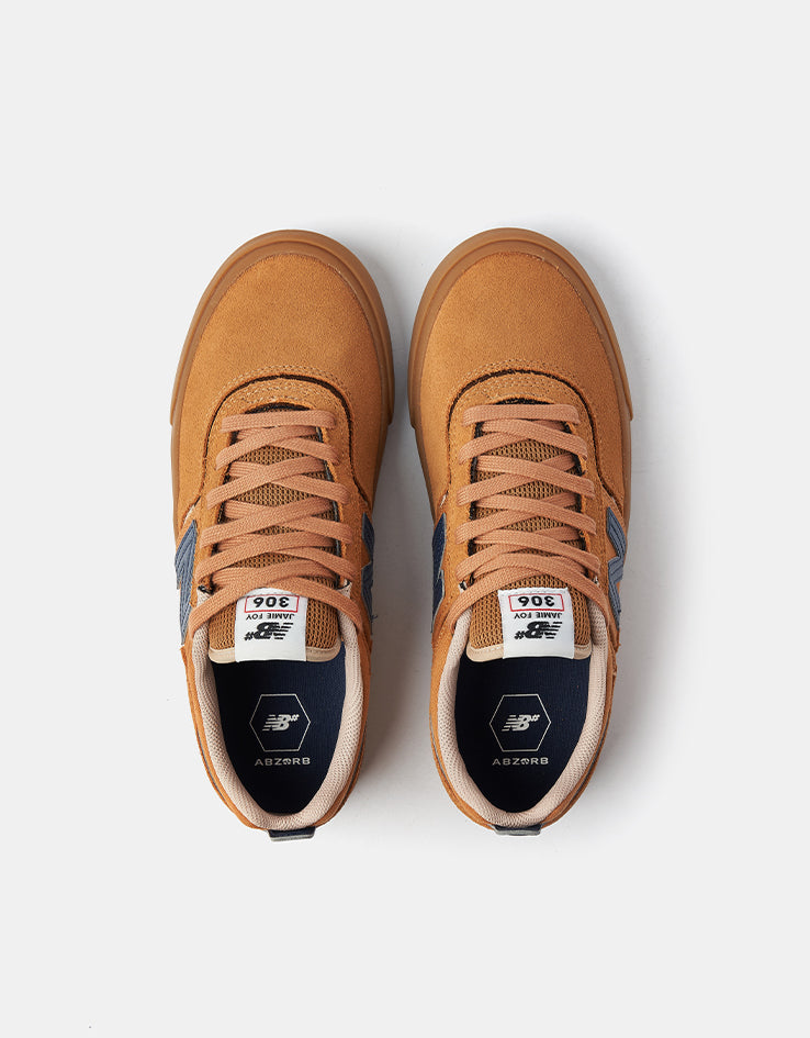 New Balance Numeric 306 Jamie Foy Skate Shoes - Wheat/Navy