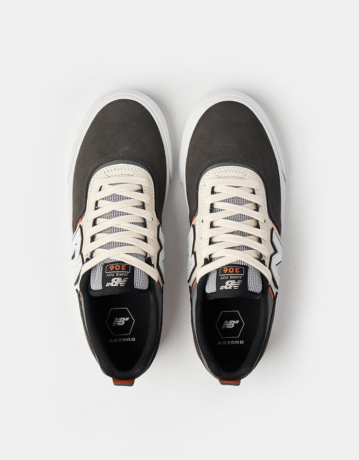 New Balance Numeric 306 Jamie Foy Skate Shoes - Dark Grey/Sea Salt