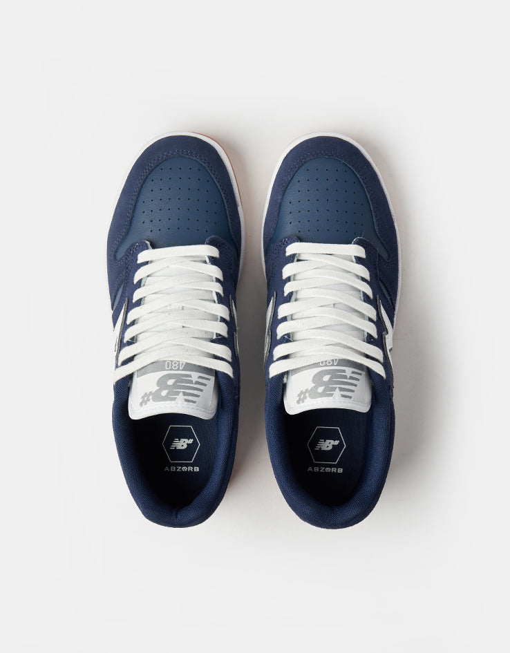 New Balance Numeric 480 Skate Shoes - Navy/White