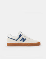 New Balance Numeric 574 Skate Shoes - Sea Salt/Blue