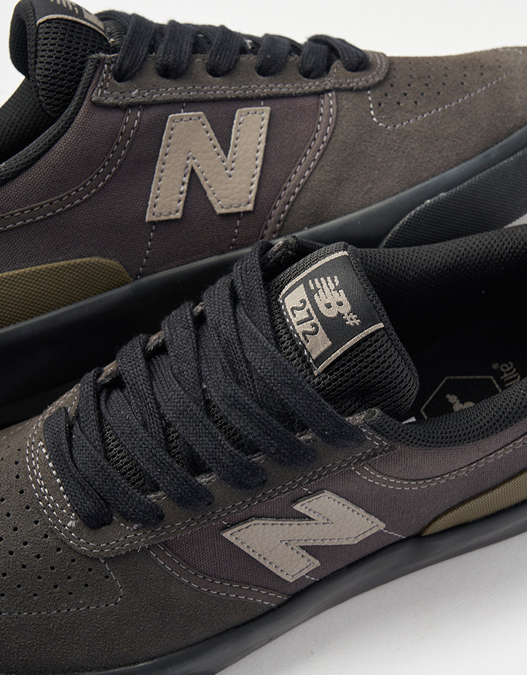 New Balance Numeric 272 Skate Shoes - Dark Grey/Olive