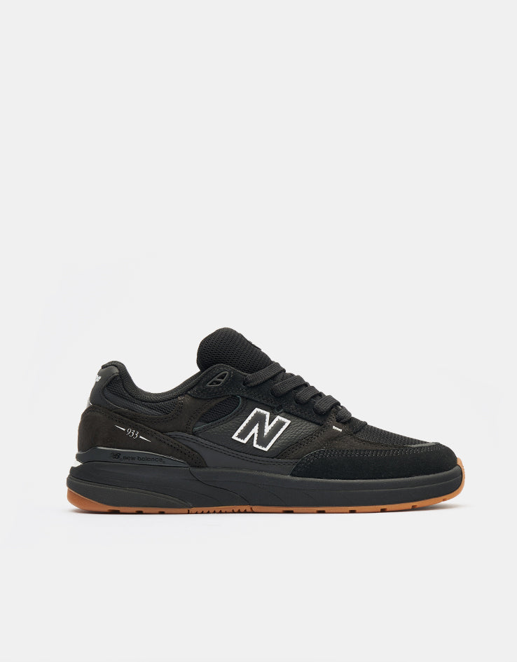 New Balance Numeric 933 Andrew Reynolds Skate Shoes - Black/Black