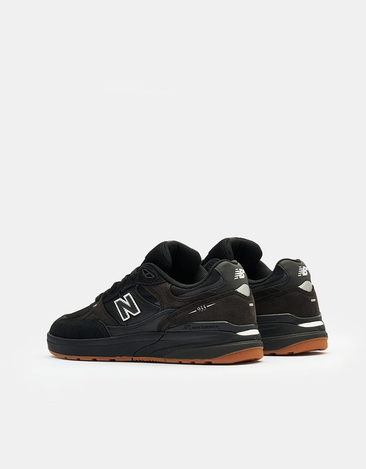 New Balance Numeric 933 Andrew Reynolds Skate Shoes - Black/Black