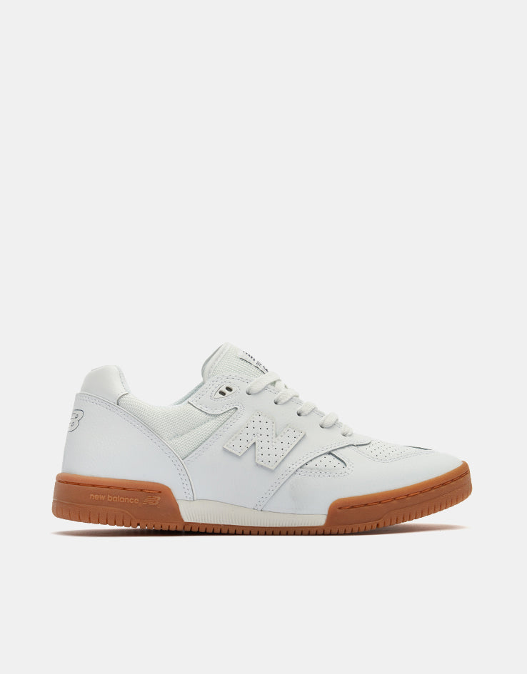 New Balance Numeric 600 Tom Knox Skate Shoes - White/Gum