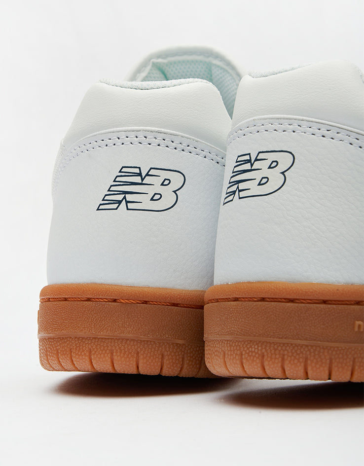 New Balance Numeric 600 Tom Knox Skate Shoes - White/Gum