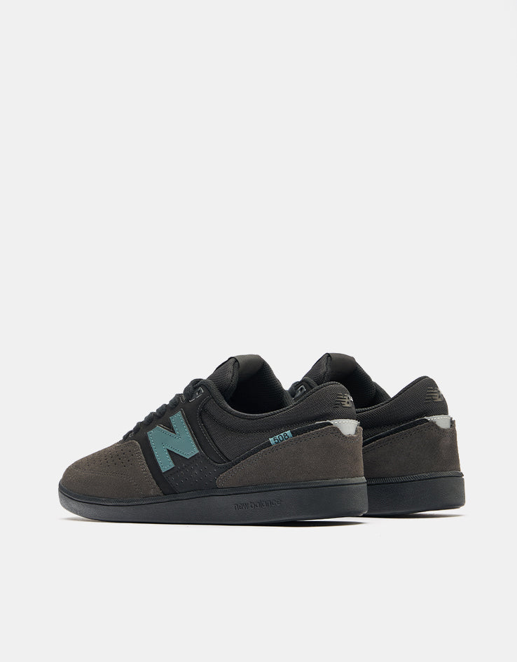 New Balance Numeric 508 Brandon Westgate Skate Shoes - Dark Grey/Teal