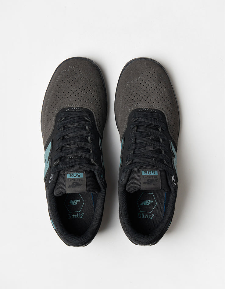 New Balance Numeric 508 Brandon Westgate Skate Shoes - Dark Grey/Teal