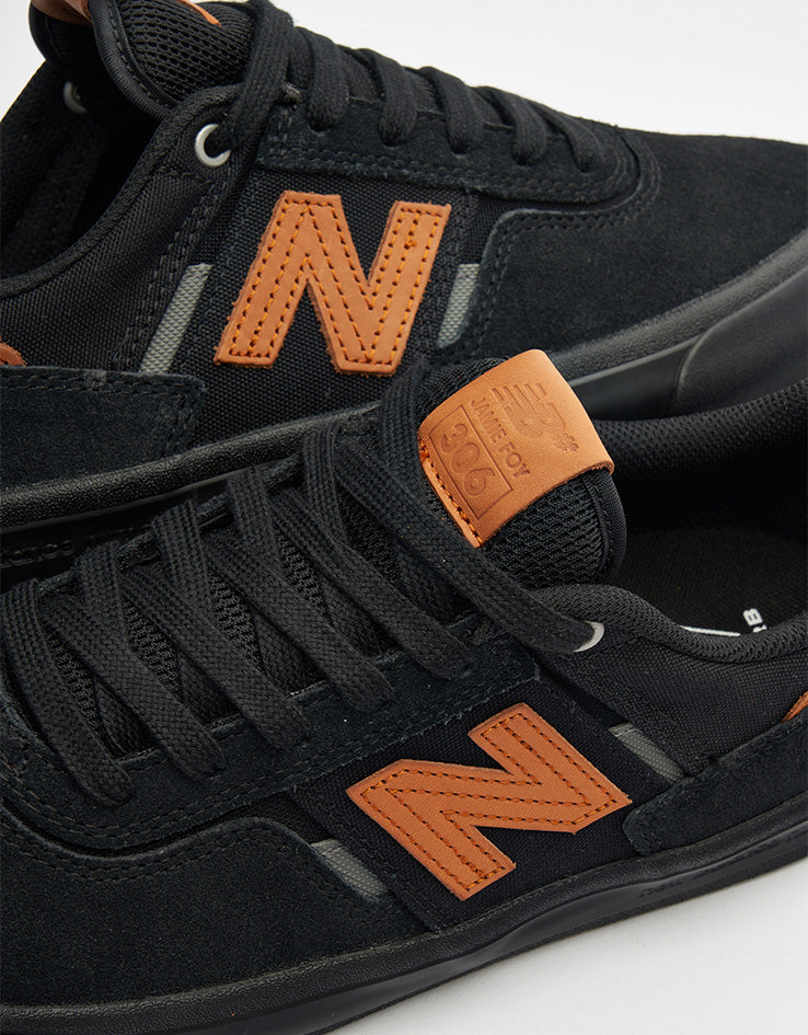New Balance Numeric 306 Jamie Foy Skate Shoes - Black/Tan