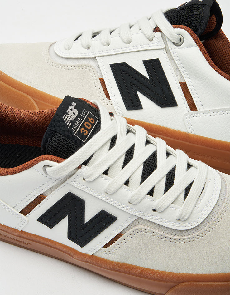 New Balance Numeric 306 Jamie Foy Skate Shoes - Sea Salt/Gum