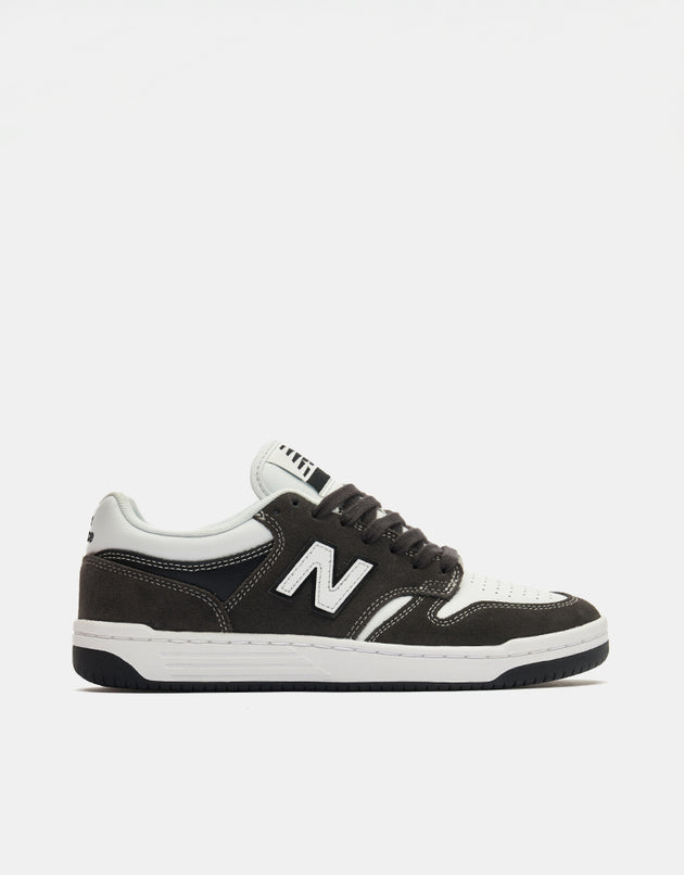 New Balance Numeric 480 Skate Shoes - Dark Grey/White