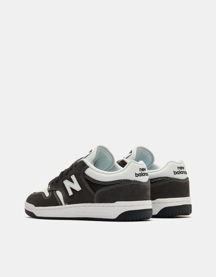 New Balance Numeric 480 Skate Shoes - Dark Grey/White