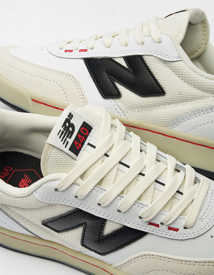 New Balance Numeric 440 Skate Shoes - White/Black