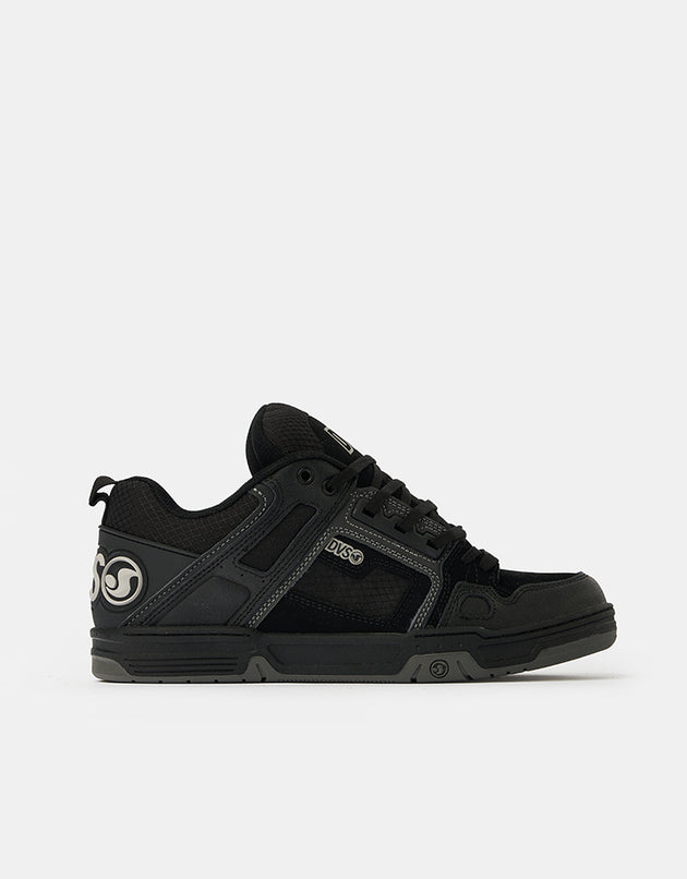 DVS Comanche Skate Shoes - Charcoal/Black/White Leather