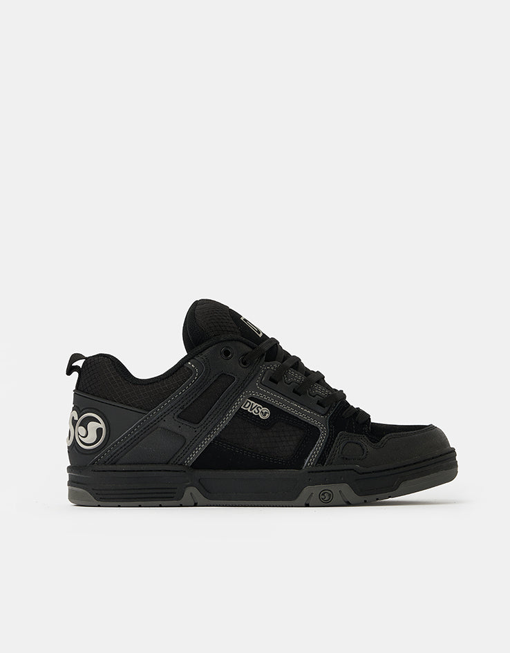 DVS Comanche Skate Shoes - Charcoal/Black/White Leather