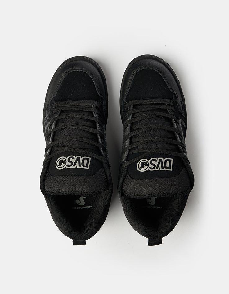 DVS Comanche Skate Shoes - Charcoal/Black/White Leather