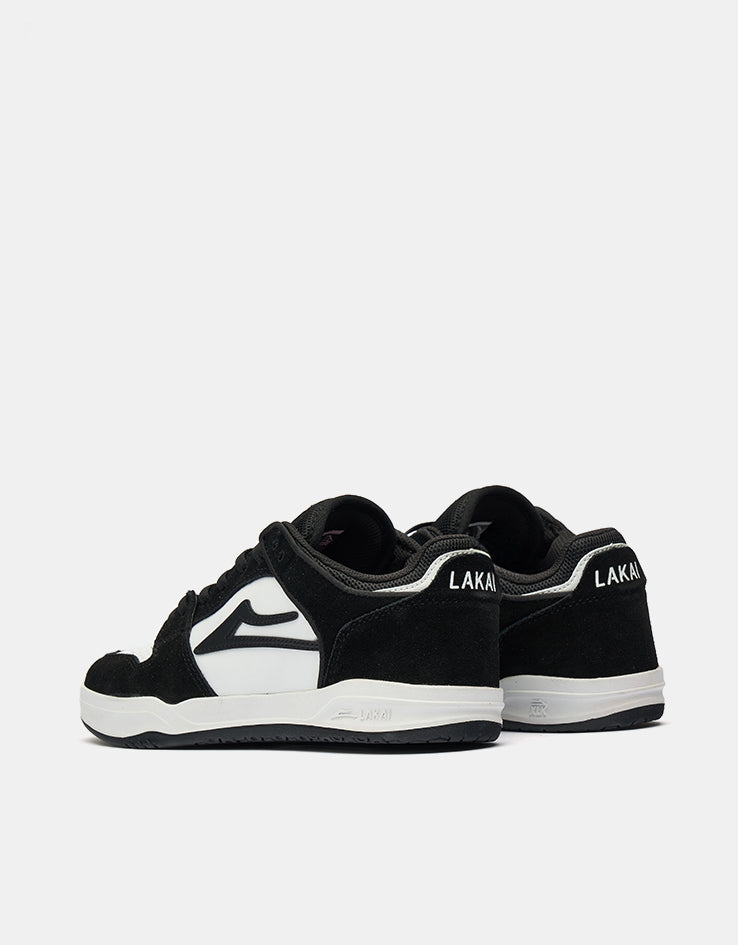 Lakai Telford Low Skate Shoes - Black/White