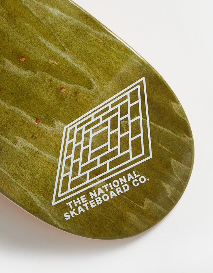 The National Skateboard Co. Gallop Logo MC Skateboard Deck - 8.125”