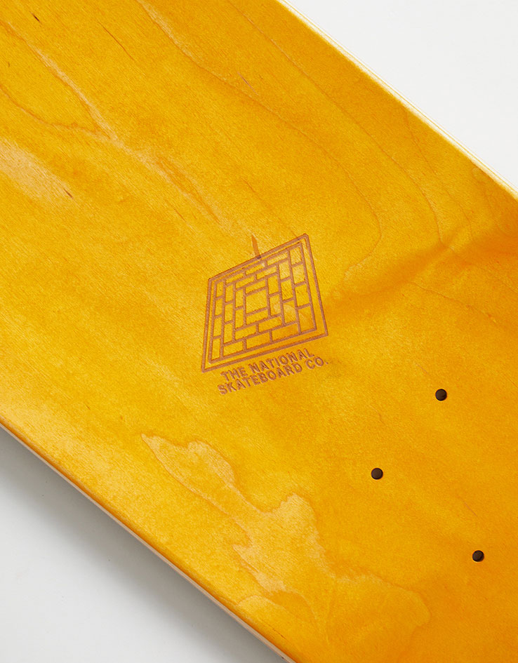 The National Skateboard Co. Gallop Logo MC Skateboard Deck - 8.125”