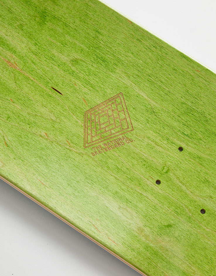 The National Skateboard Co. Gallop Logo MC Skateboard Deck - 8.5”