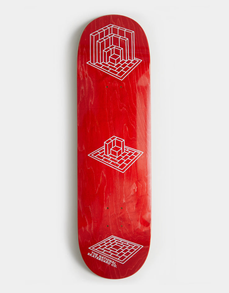 The National Skateboard Co. Gallop Logo MC Skateboard Deck - 8.75”