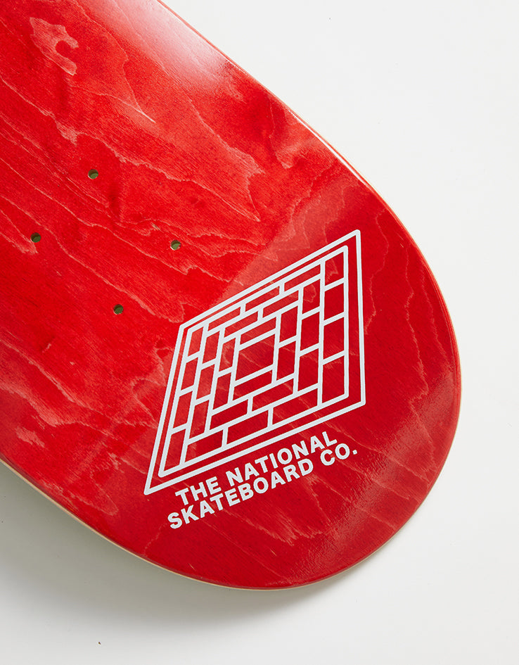 The National Skateboard Co. Gallop Logo MC Skateboard Deck - 8.75”
