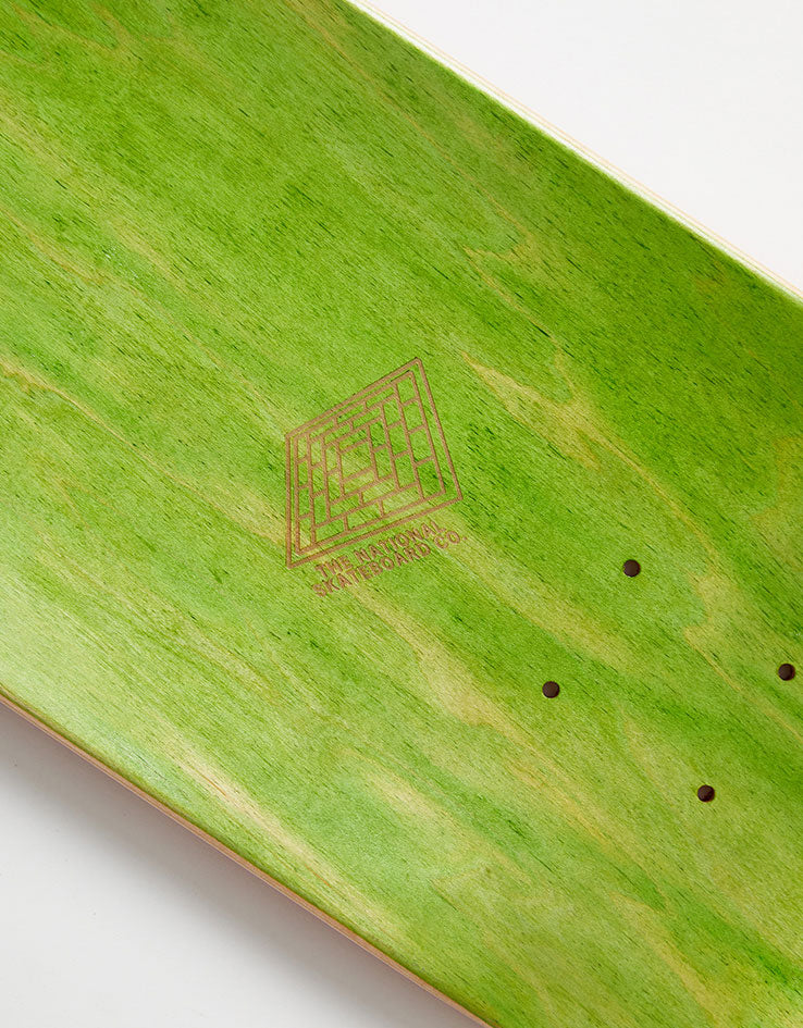 The National Skateboard Co. Gallop Logo MC Skateboard Deck - 8.75”