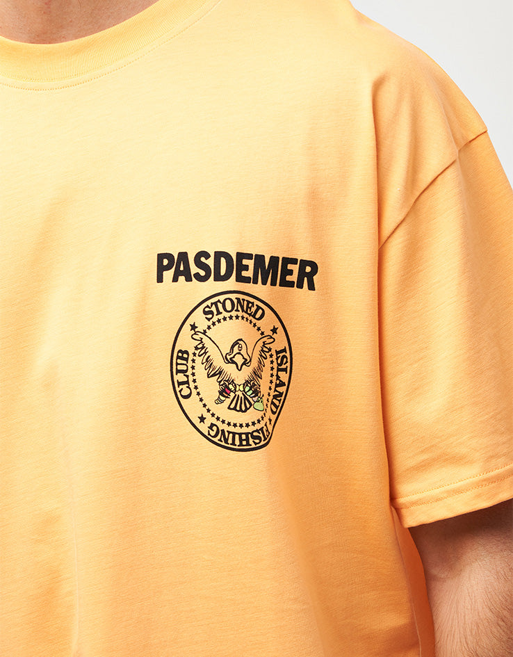Pas De Mer Fishing Club T-Shirt - Orange