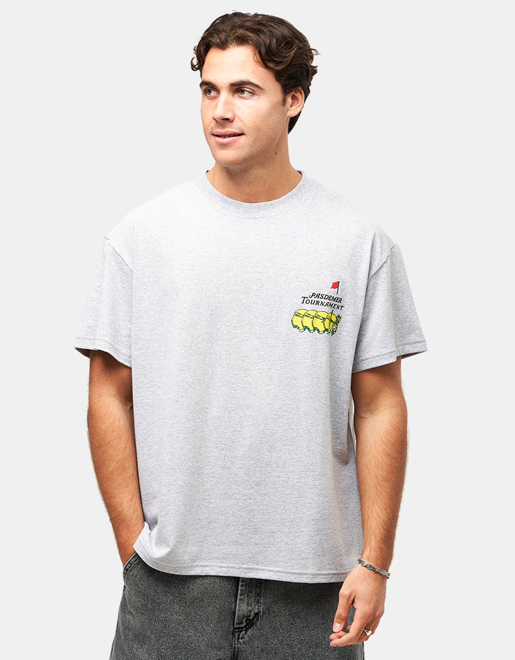 Pas De Mer Golf Course T-Shirt - Grey Melange