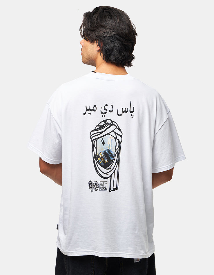 Pas De Mer Midnight  Desert T-Shirt - White