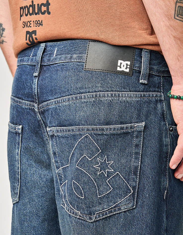 DC Worker Baggy Denim - Dark Denim