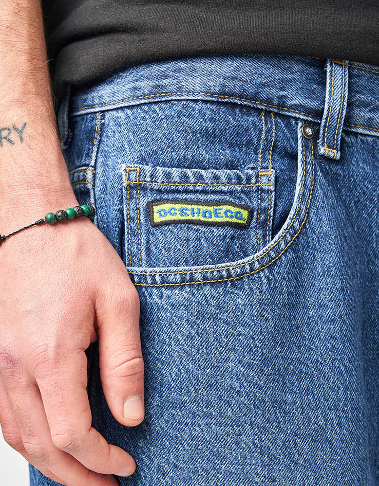 DC Worker Baggy Denim - Stone Indigo