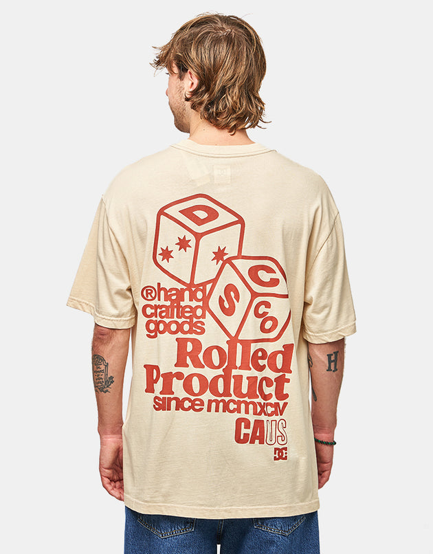 DC High Rollin T-Shirt - Oatmeal