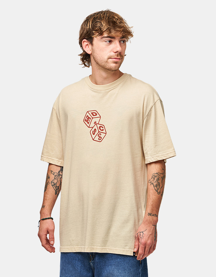DC High Rollin T-Shirt - Oatmeal