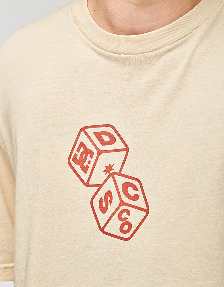 DC High Rollin T-Shirt - Oatmeal