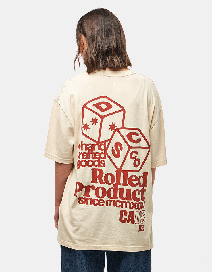 DC High Rollin T-Shirt - Oatmeal