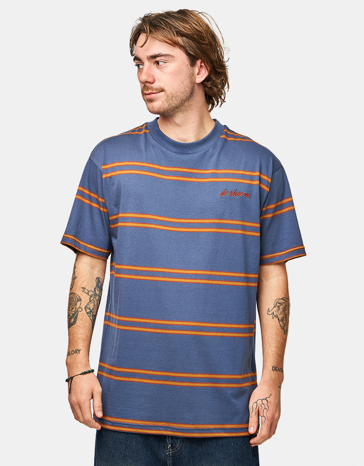 DC Maximize Striped T-Shirt - Dark Denim
