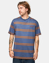 DC Maximize Striped T-Shirt - Dark Denim
